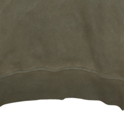 Ellesse Mens Green 1/2 Zip Hoodie Small Logo Sports Fleece