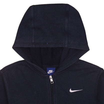 Nike Boys Black Full Zip Hoodie XL 13-15 Years Hooded Sweatshirt