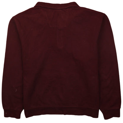 Nautica Men's Red XL 1/4 Zip Pullover Sweatshirt
