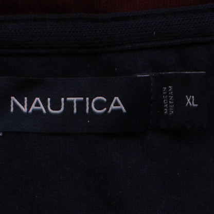 Nautica Men's Red XL 1/4 Zip Pullover Sweatshirt