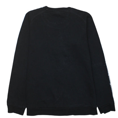 Ellesse Boys Black 14 Years Pullover Sweatshirt with Logo Trim