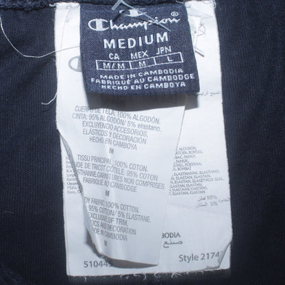 Champion Men's Black Jogger Trousers Medium Cotton Blend