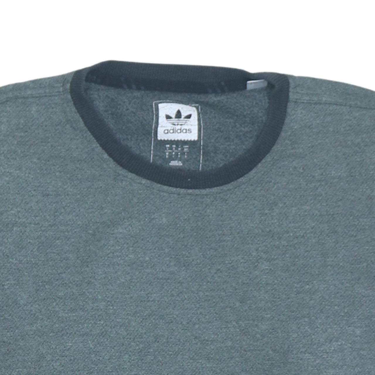Adidas Men’s Grey Regular Fit Crew Neck Sweatshirt Size M