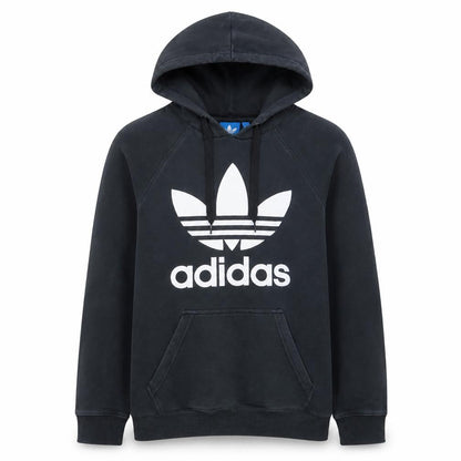 Adidas Men's Black Pullover Hoodie Small Hooded Sweatshirt Logo