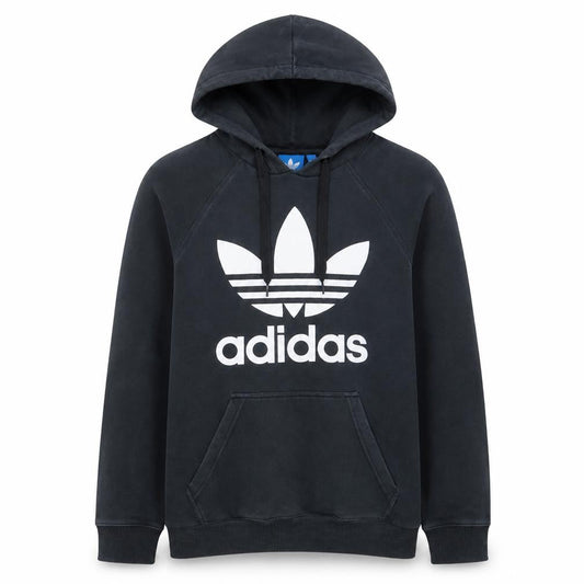 Adidas Men's Black Pullover Hoodie Small Hooded Sweatshirt Logo