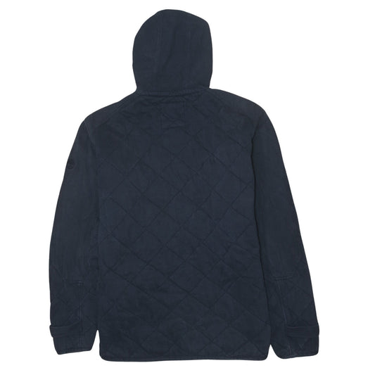 Timberland Earthkeepers Men's Blue Quilted Hooded Jacket M