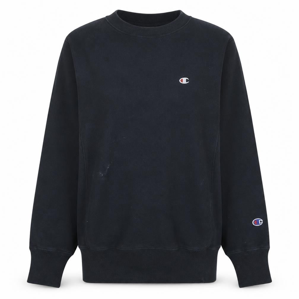 Champion Women's Black XS Reverse Weave Pullover Sweatshirt