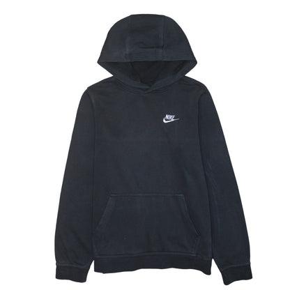 Nike Boys Black Pullover Hoodie XL 158-170cm Standard Fit Cotton Blend