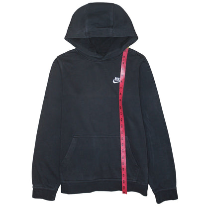 Nike Boys Black Pullover Hoodie XL 158-170cm Standard Fit Cotton Blend