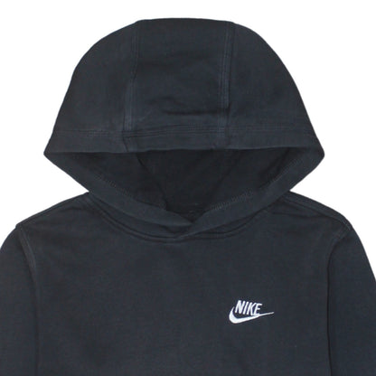 Nike Boys Black Pullover Hoodie XL 158-170cm Standard Fit Cotton Blend