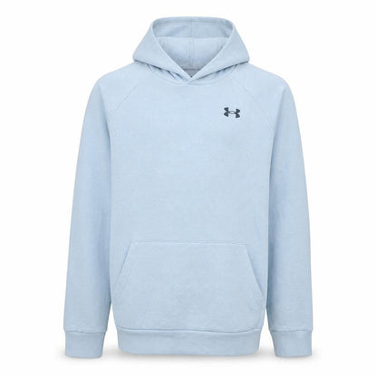 Under Armour Boys Light Blue Pullover Hoodie YXL Loose Fit