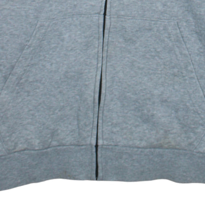 Adidas Men's Grey Full Zip Hoodie M Sportswear Hooded Sweatshirt