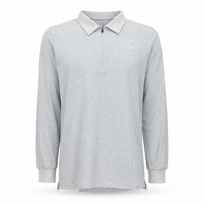 ProFiz Men’s Grey Collared 1/2 Zip Long Sleeve Sweatshirt M