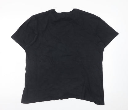 George Men’s Black Dungeons & Dragons Graphic T-Shirt Size L