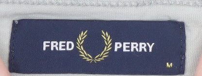 Fred Perry Men's Grey Crew Neck Short Sleeve T-Shirt Size M