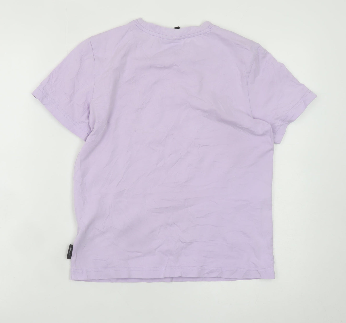 Little FRIENDS Women’s Purple Cotton Anime T-Shirt S