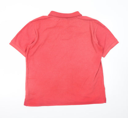 Slazenger Men's Red XL Polo Shirt Cotton Regular Fit