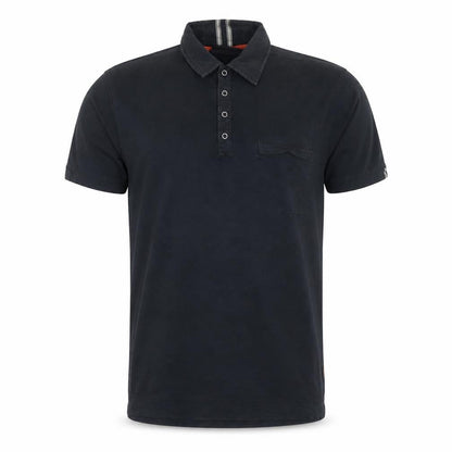 Rockport Men's Black Cotton Polo Shirt Size L Short Sleeve