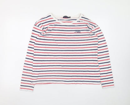 Ralph Lauren Womens Multicoloured Striped Long Sleeve T-Shirt M