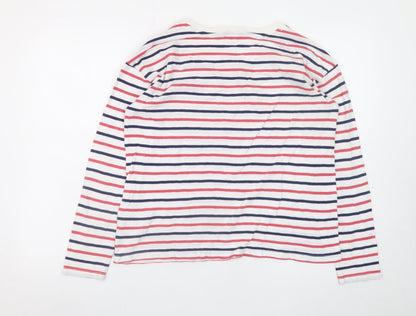 Ralph Lauren Womens Multicoloured Striped Long Sleeve T-Shirt M