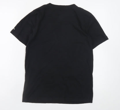 Jordan Teens Black XL Graphic Sports T-Shirt Air Flight 23 Cotton Blend