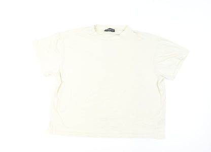 Another Reason Men’s Ivory Graphic Print Crew Neck T-Shirt Size M