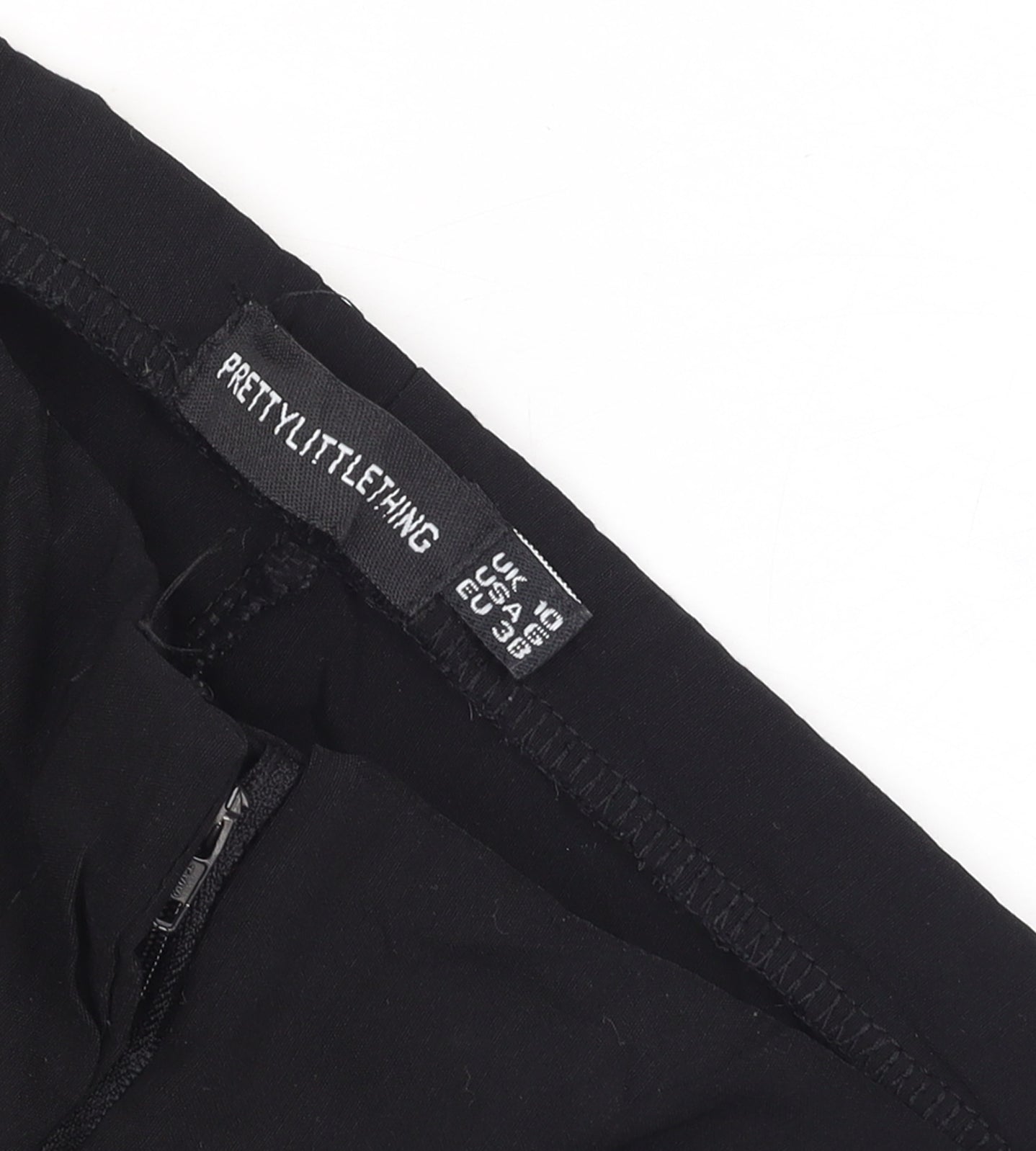 PrettyLittleThing Women’s Black Size 10 Slim Fit Stretch Leggings