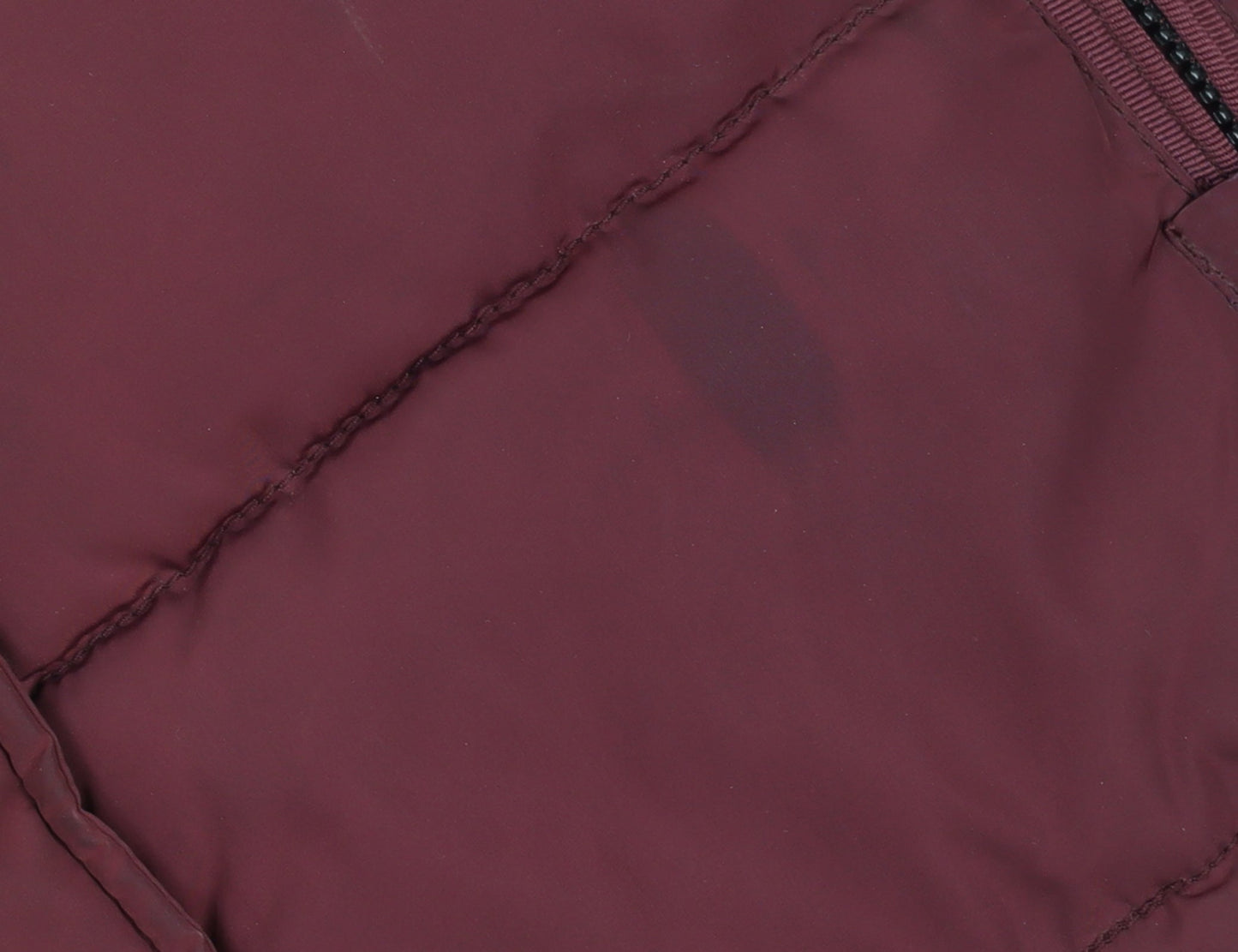 Jack & Jones Men's Red Hooded Puffer Jacket L Insulated Winter Coat