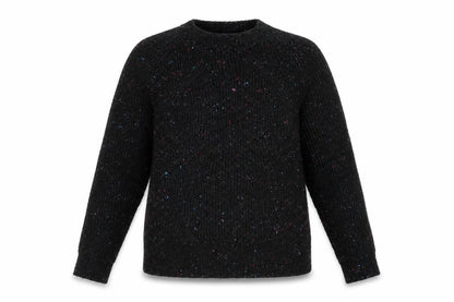 Marks & Spencer Womens Black Chunky Knit Wool Jumper Size S