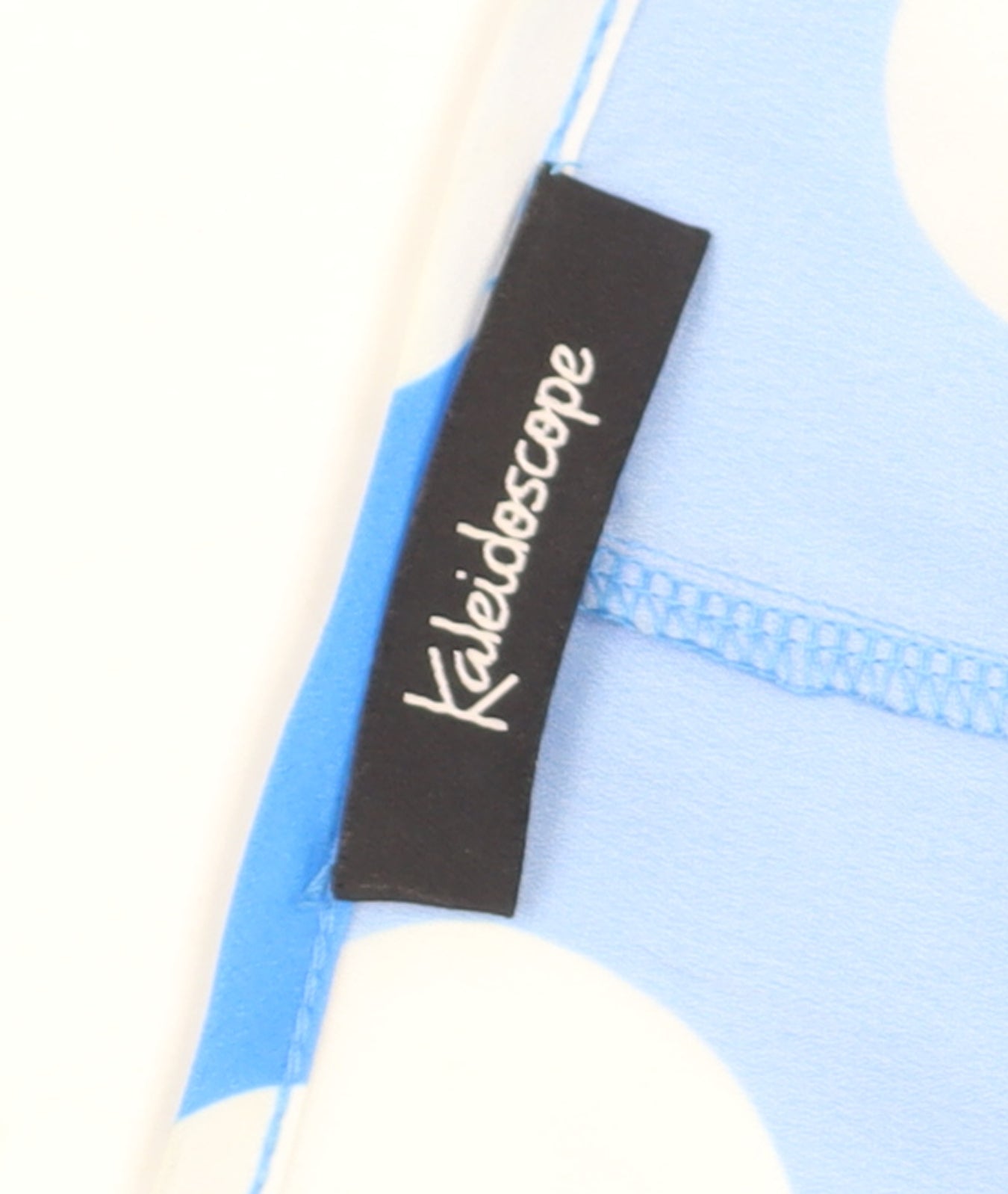 Kaleidoscope Women's Blue Polka Dot Strapless Bodycon Dress Size 14