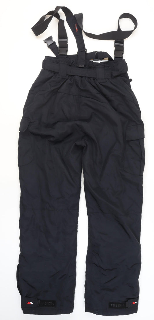 Trespass Men's Black Snow Pants Insulated Waterproof Ski Trousers M