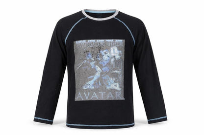 Men’s Avatar Black Long Sleeve Graphic Top - Size M