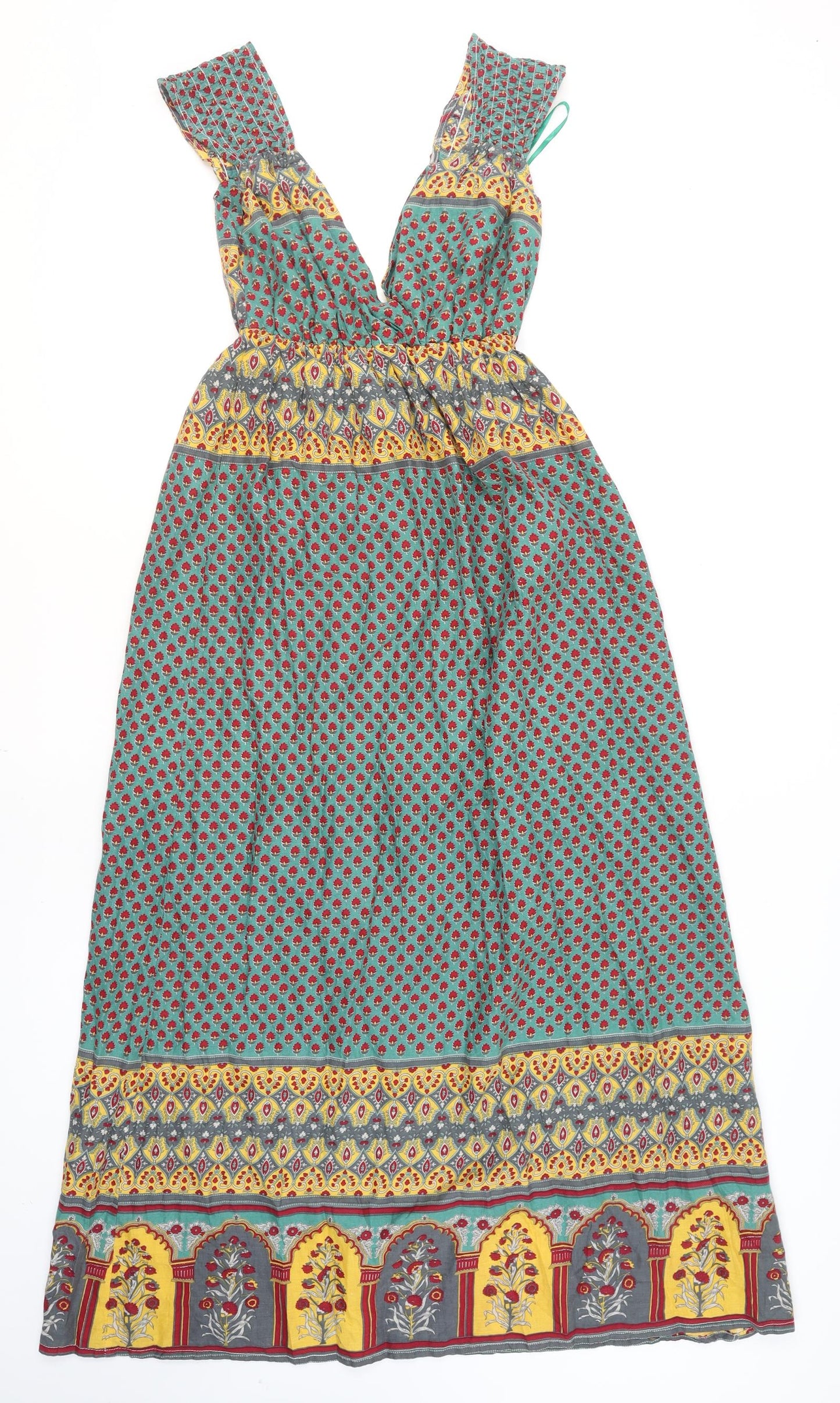 Rage Womens Multicoloured Floral Viscose Maxi Dress Size 10