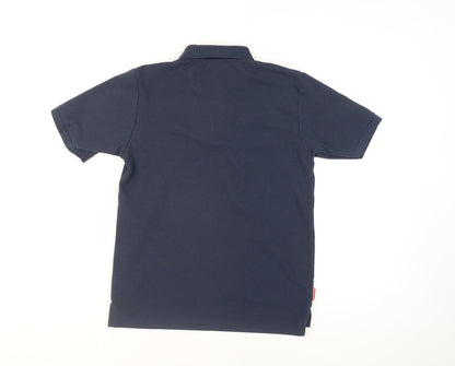 Slazenger Men's Blue Regular Fit Short Sleeve Polo Shirt M