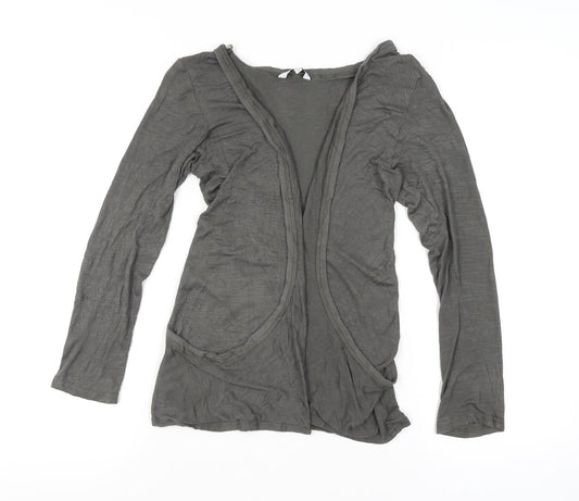 New Look Women’s Grey Long Sleeve Open Cardigan Size 14