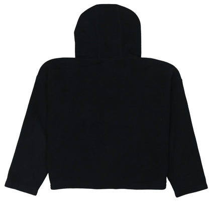 Champion Women Black Small 1/4 Zip Fleece Hoodie Pullover Casual