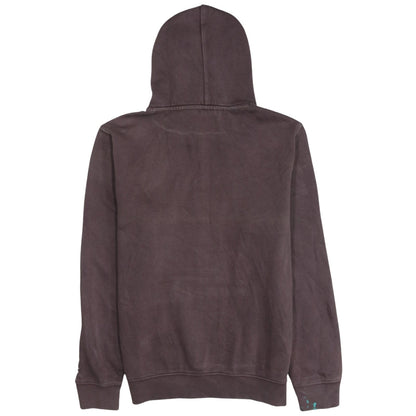Champion Men's Brown Small Pullover Hoodie with Logo Print