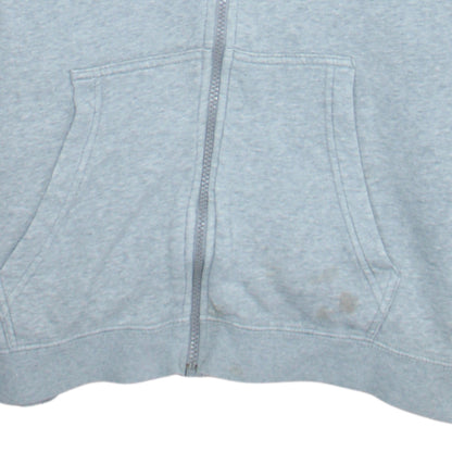 Nike Men’s Grey Full Zip Hoodie Size M Fleece Sweatshirt