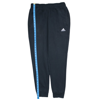 adidas Mens Black Jogger Sweatpants M Regular Fit Fleece Activewear