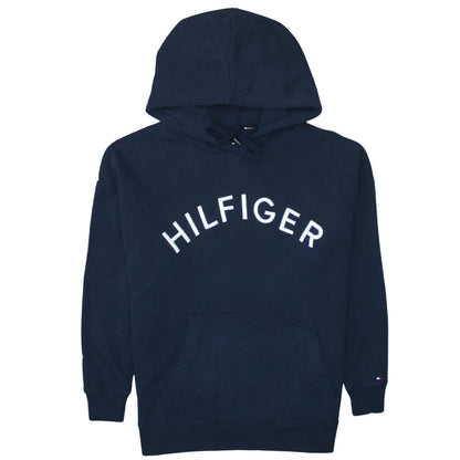 Tommy Hilfiger Men's Navy Blue XS Pullover Hoodie Cotton Sweatshirt