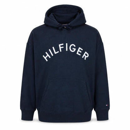 Tommy Hilfiger Men's Navy Blue XS Pullover Hoodie Cotton Sweatshirt