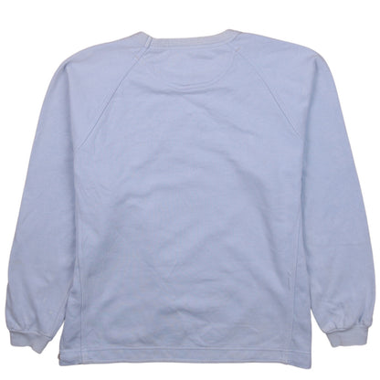 Champion Men's Blue Small Pullover Sweatshirt Embroidered Logo