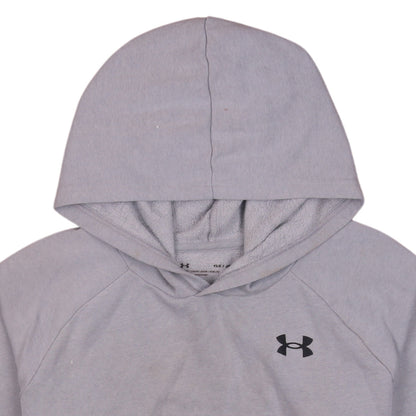 Under Armour Boys Grey Pullover Hoodie YLG 12-13 Years Fleece Sweatshirt