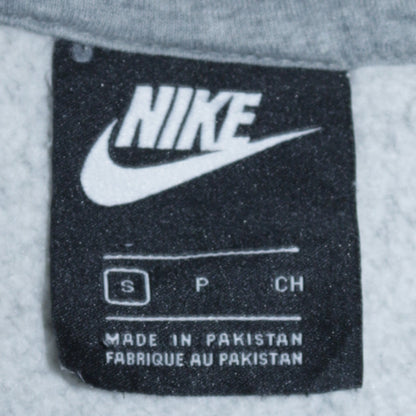 Nike Men's Grey Pullover Hoodie Small Logo Sportswear