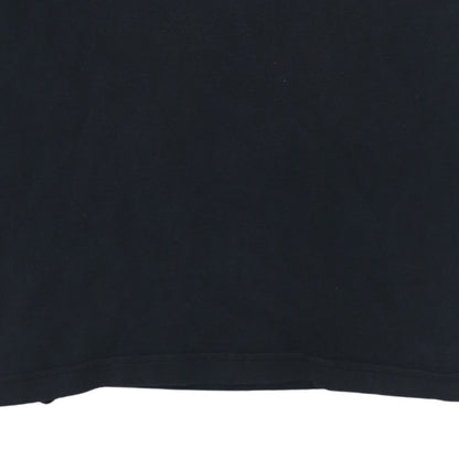 Tommy Hilfiger Men’s Black Cotton Polo Shirt Size L Classic Fit