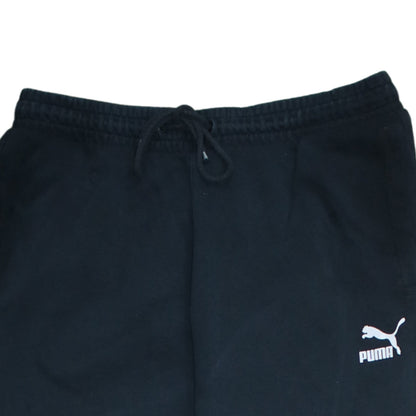 Puma Men's Black Jogger Sweatpants M Cotton Blend Sportswear