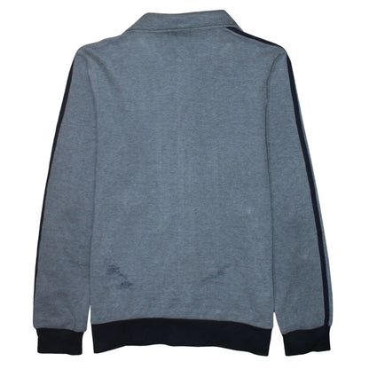 Adidas Men's Grey Track Jacket Small Regular Fit Full Zip Sports Top