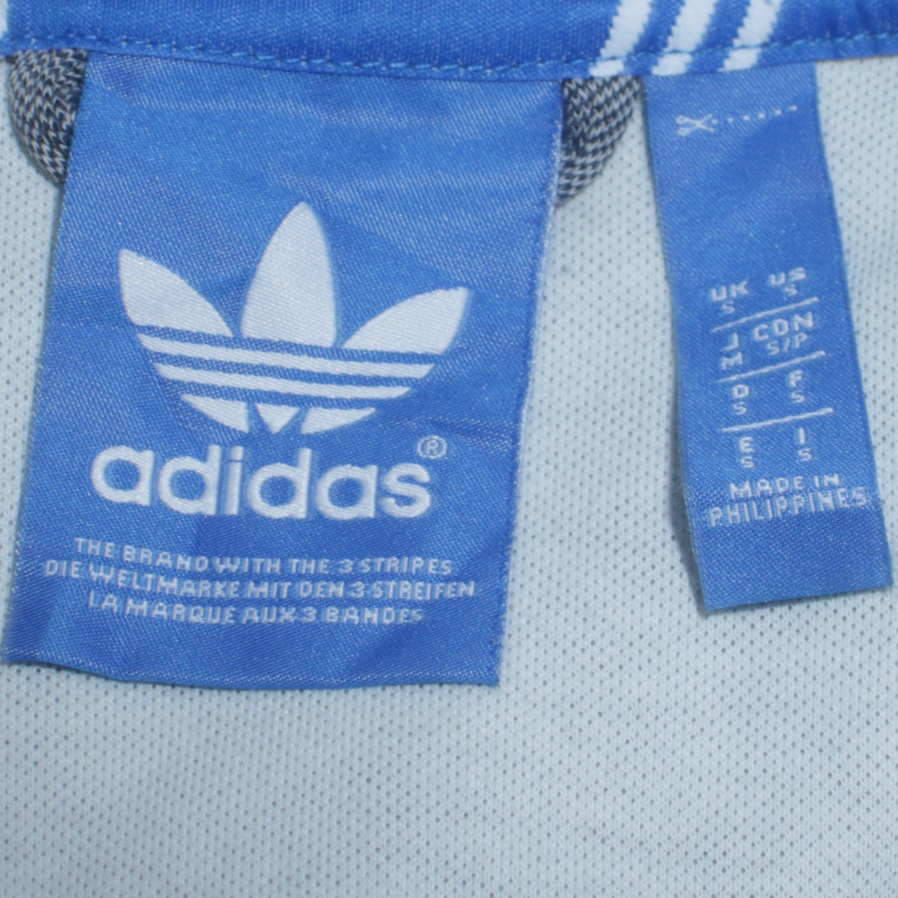 Adidas Men's Grey Track Jacket Small Regular Fit Full Zip Sports Top