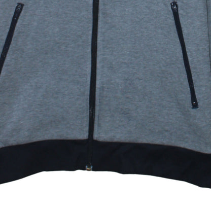 Adidas Men's Grey Track Jacket Small Regular Fit Full Zip Sports Top