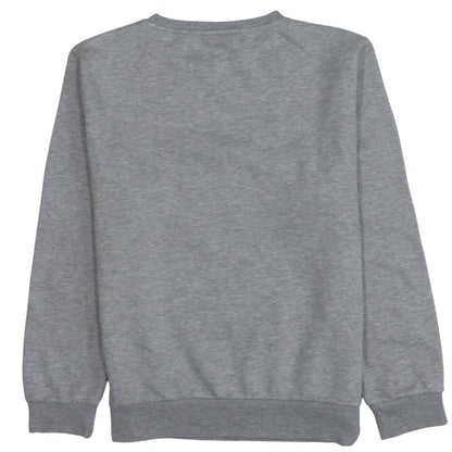 Disney Women Grey Stitch Pullover Sweatshirt Size M
